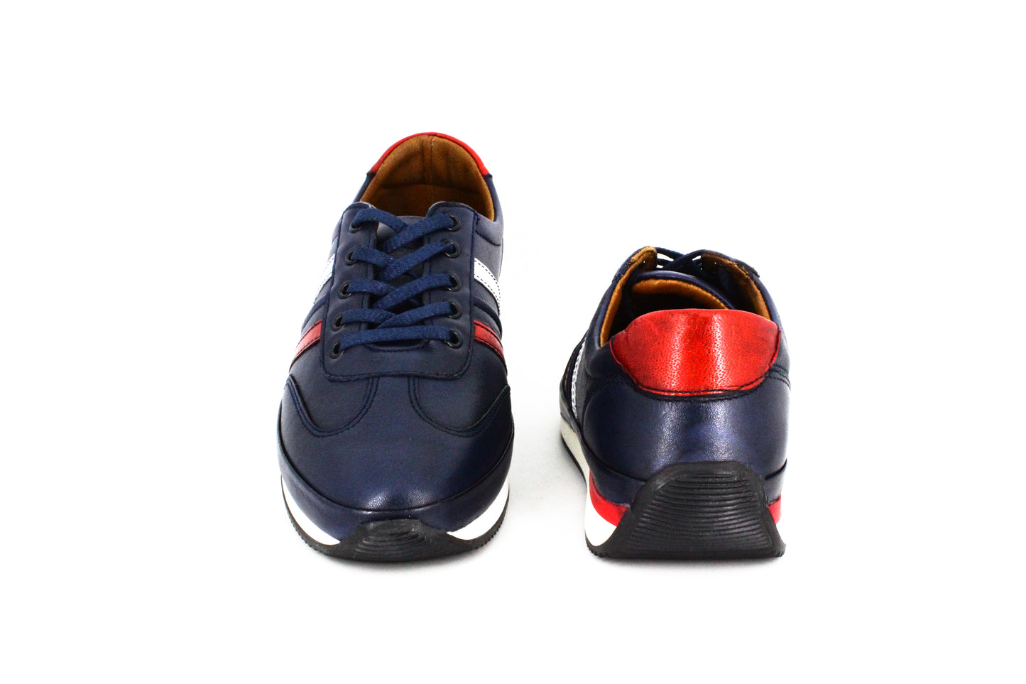 Pantofi casual dama Anna Viotti bleumarin din piele naturala