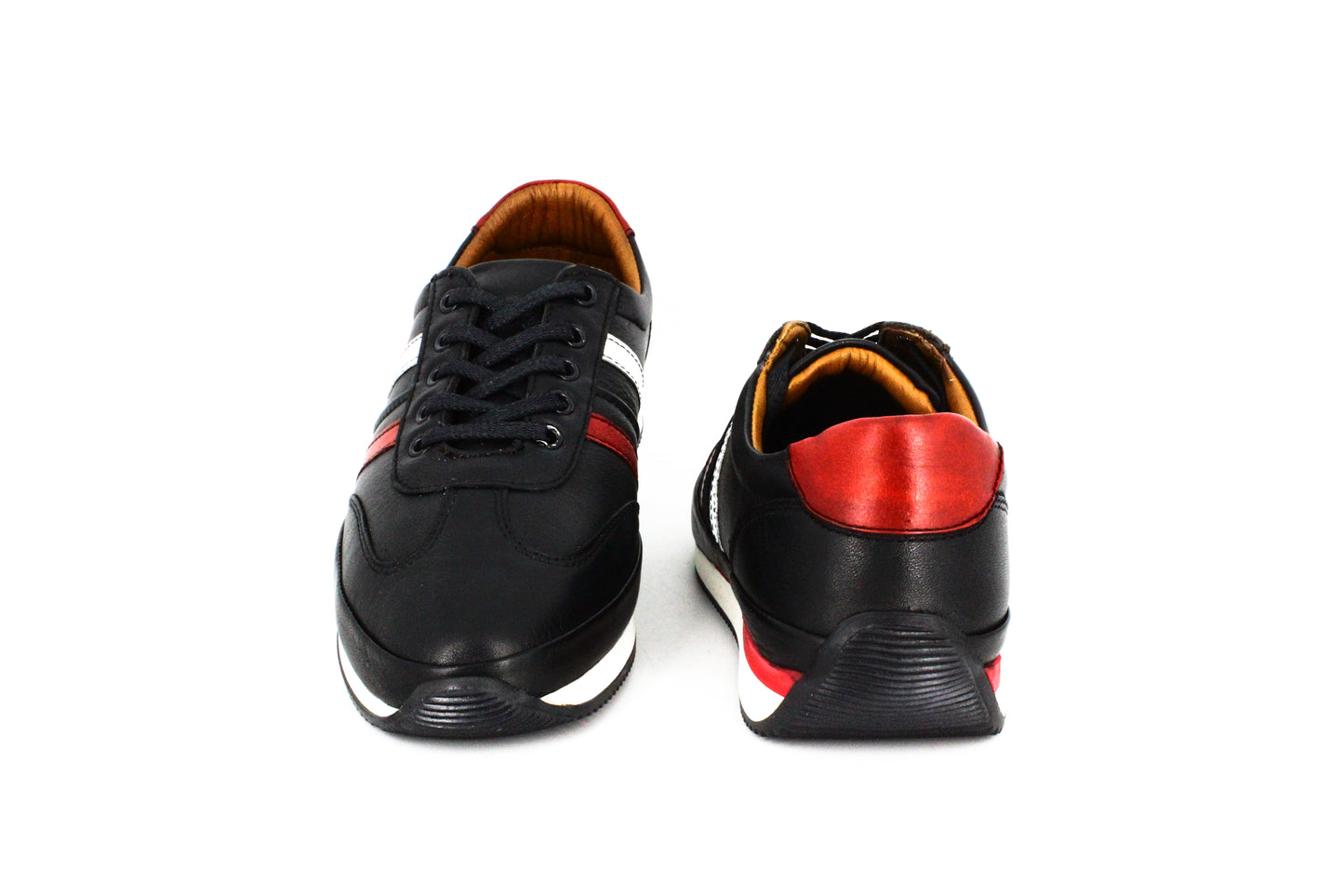 Pantofi casual dama Anna Viotti negri din piele naturala 