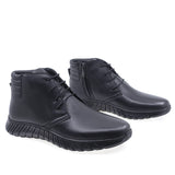 Ghete barbati casual Goretti piele naturala B64-1948 negru