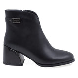 Ghete Dama Elegante Anna Viotti Piele Naturala D112-GAW2561 Negru