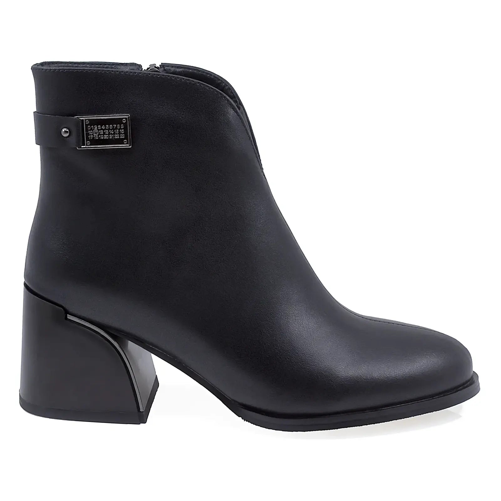 Ghete Dama Elegante Anna Viotti Piele Naturala D112-GAW2561 Negru