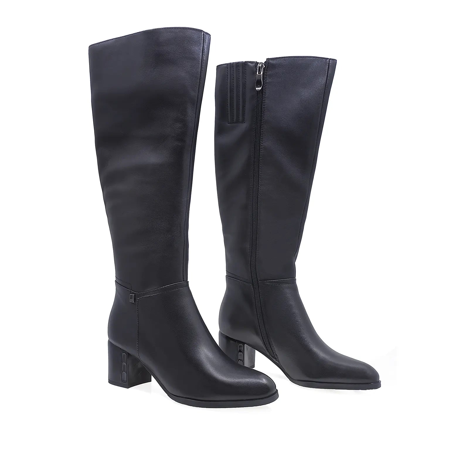 Cizme Dama Elegante Feeling Piele Naturala D24-251-001 Negru