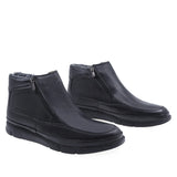 Ghete barbati casual Goretti piele naturala B28-1040 negru