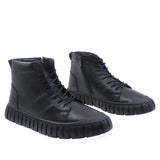 Ghete barbati casual Goretti piele naturala B17-166 negru