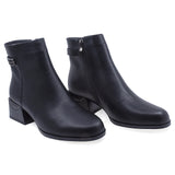 Ghete Dama Elegante Anna Viotti Piele Naturala D112-GAW2571 Negru