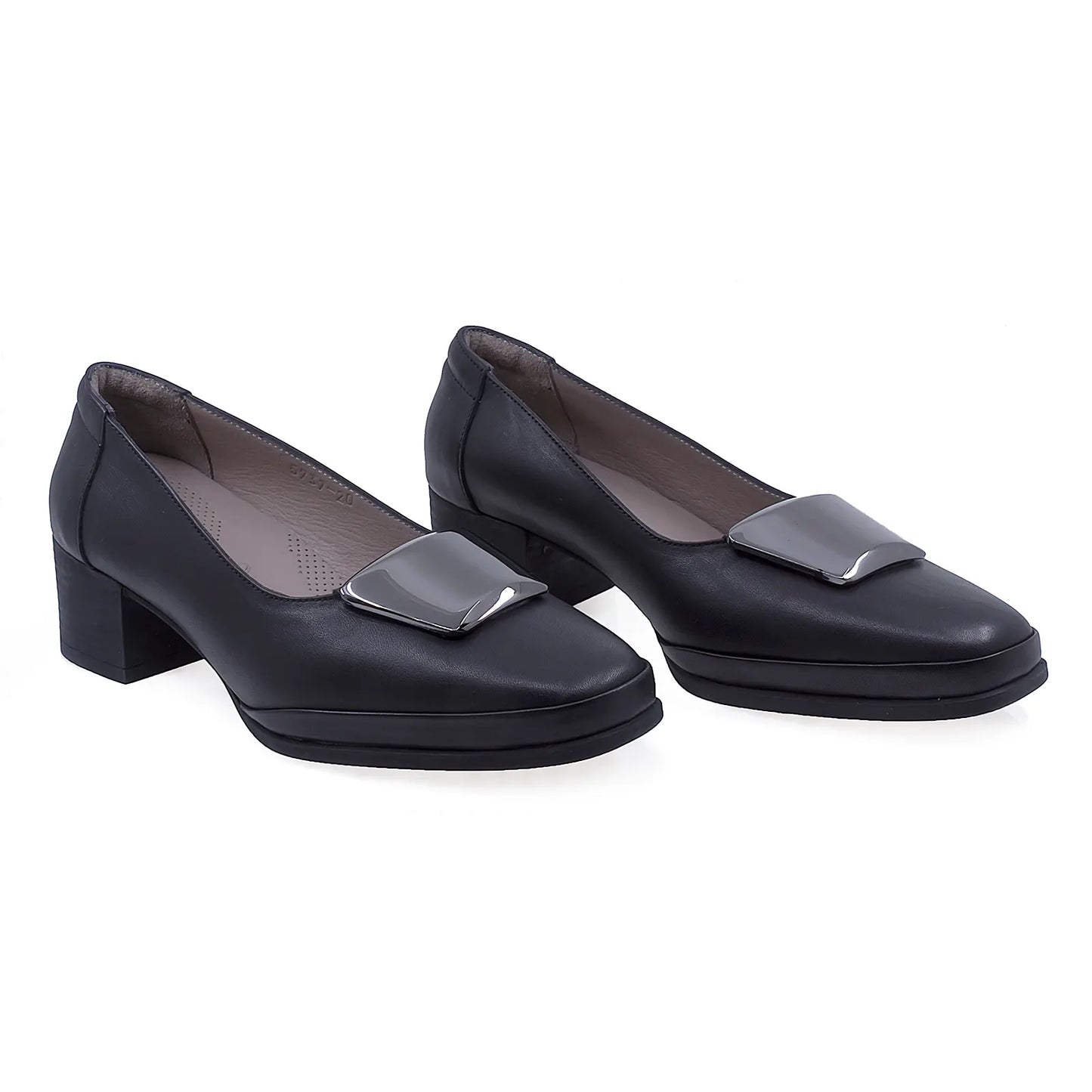 Pantofi Dama Casual Anna Viotti Piele Naturala D50-5737-20 Negru