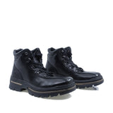 Ghete barbati casual Bontimes piele naturala B745 negru