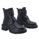 Ghete Dama Casual Anna Viotti Piele Naturala D106-2463-F149 Negru