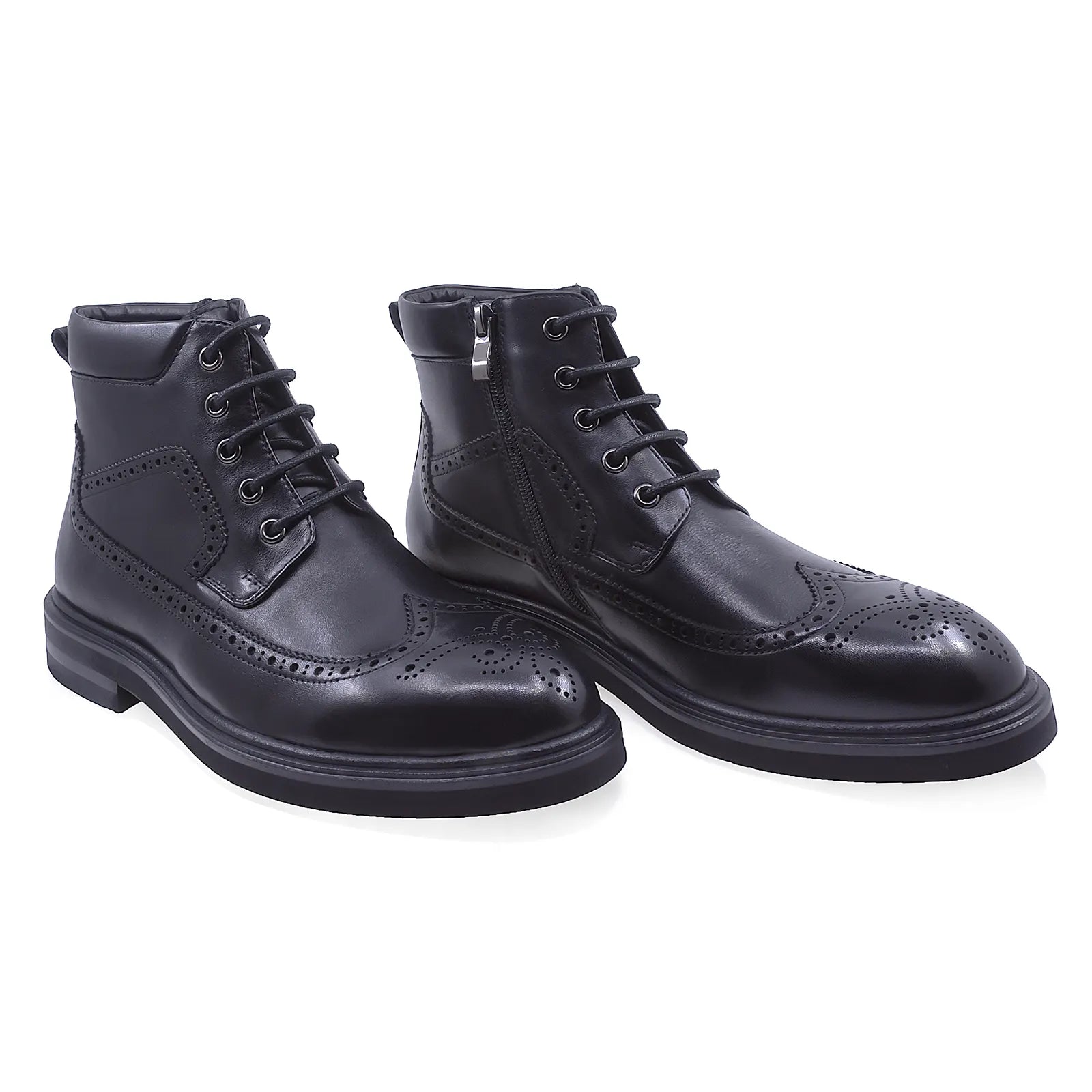 Ghete barbati casual Goretti piele naturala B109-2539B-55-S13S94 negru