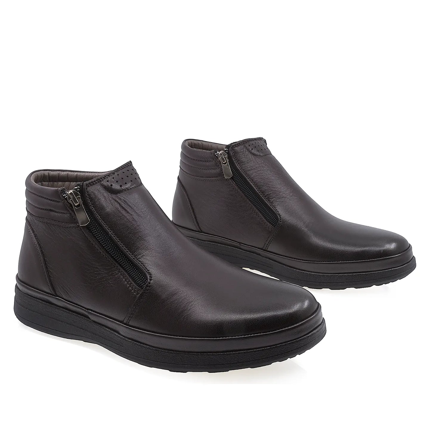 Ghete barbati casual Goretti piele naturala B41-122 maro