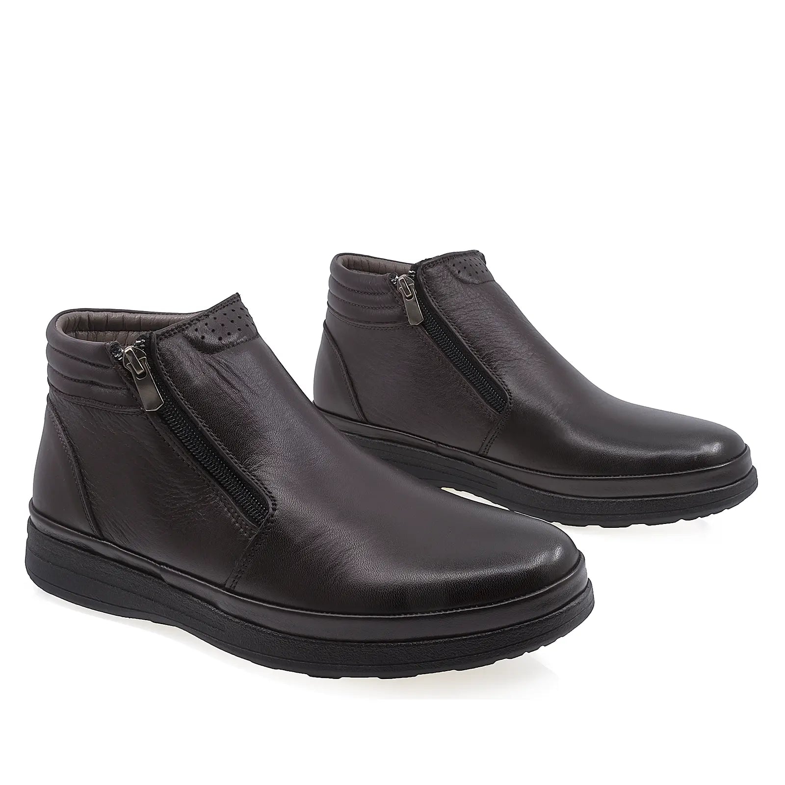 Ghete barbati casual Goretti piele naturala B41-122 maro