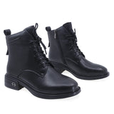 Ghete Dama Casual Anna Viotti Piele Naturala D112-GAW2510 Negru