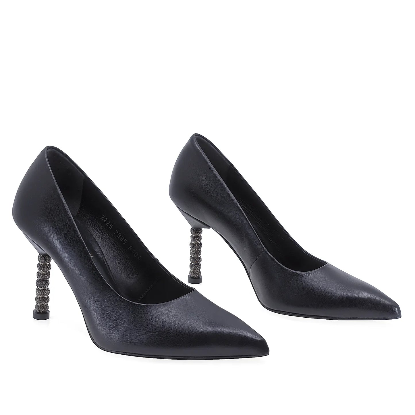 Pantofi dama eleganti Anna Viotti piele naturala D2985 negru