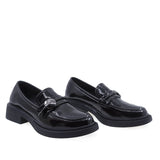 Pantofi Dama Casual Anna Viotti Piele Lacuita D106-F10728B-T-4623 Negru