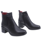 Ghete Dama Casual Anna Viotti Piele Naturala D54-749 Negru