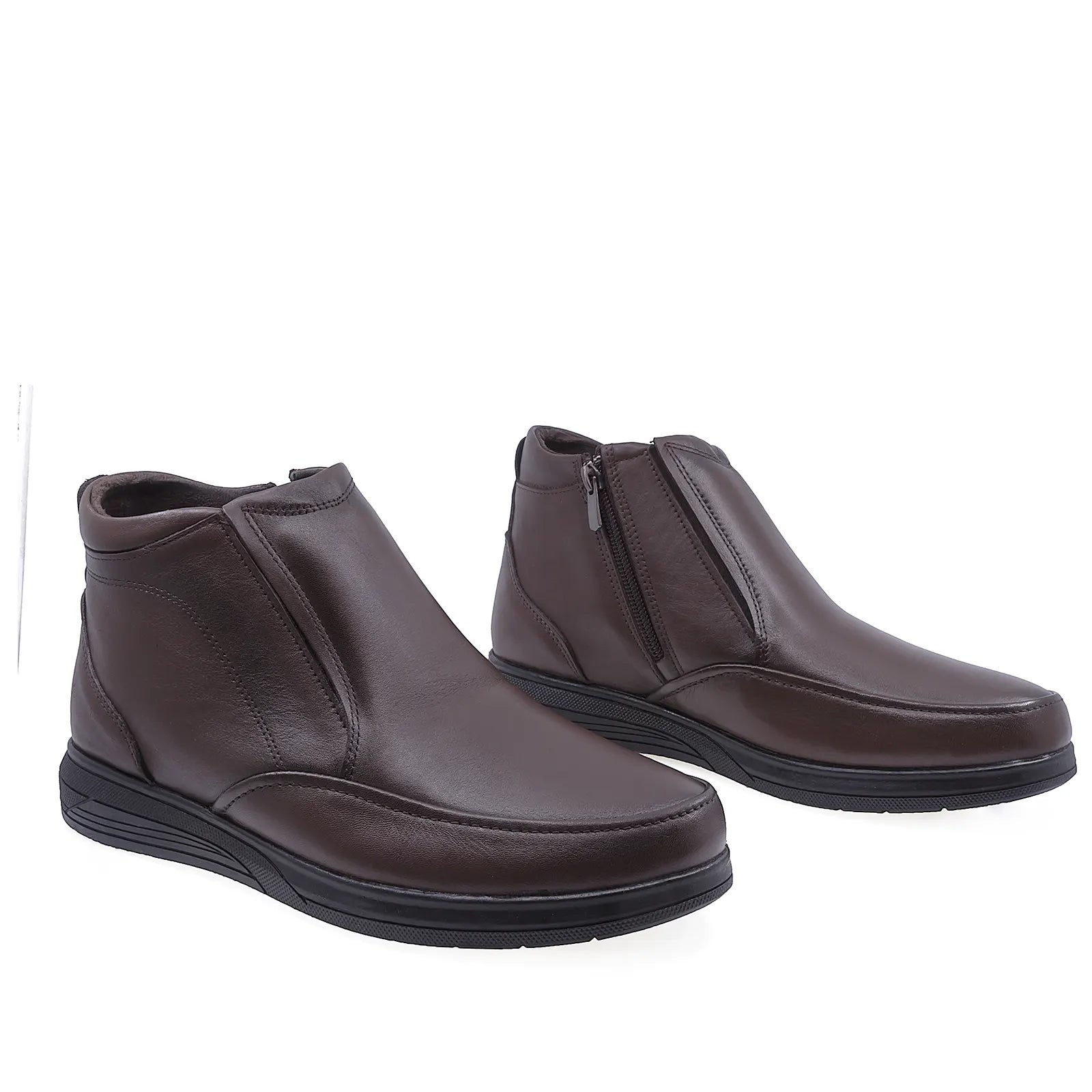Ghete barbati casual Goretti piele naturala B25-3202 maro