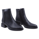 Ghete Dama Elegante Anna Viotti Piele Naturala D112-GAW1501 Negru