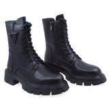 Ghete Dama Casual Anna Viotti Piele Naturala D112-GAW2513 Negru