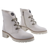 Ghete Dama Casual Anna Viotti Piele Naturala D2252 Bej