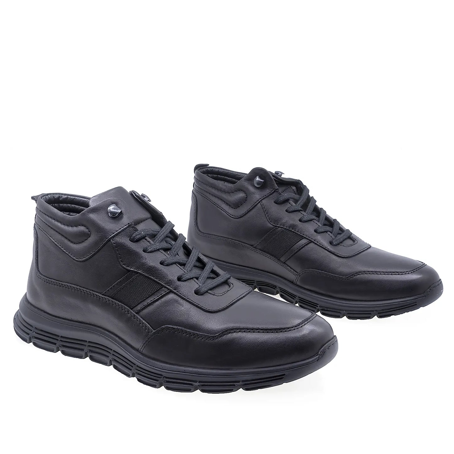 Ghete barbati casual Goretti piele naturala B36-9761-2254 negru