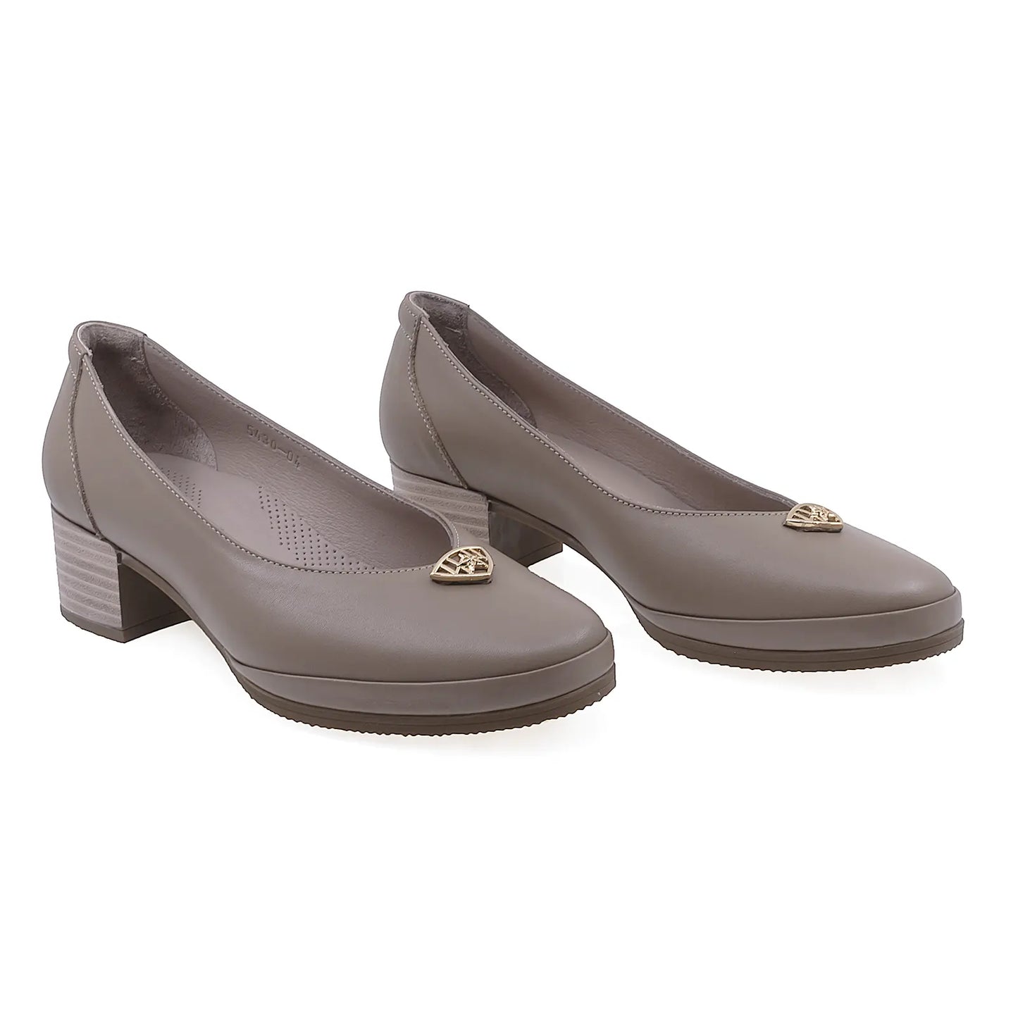 Pantofi Dama Casual Anna Viotti Piele Naturala D50-5430 gri