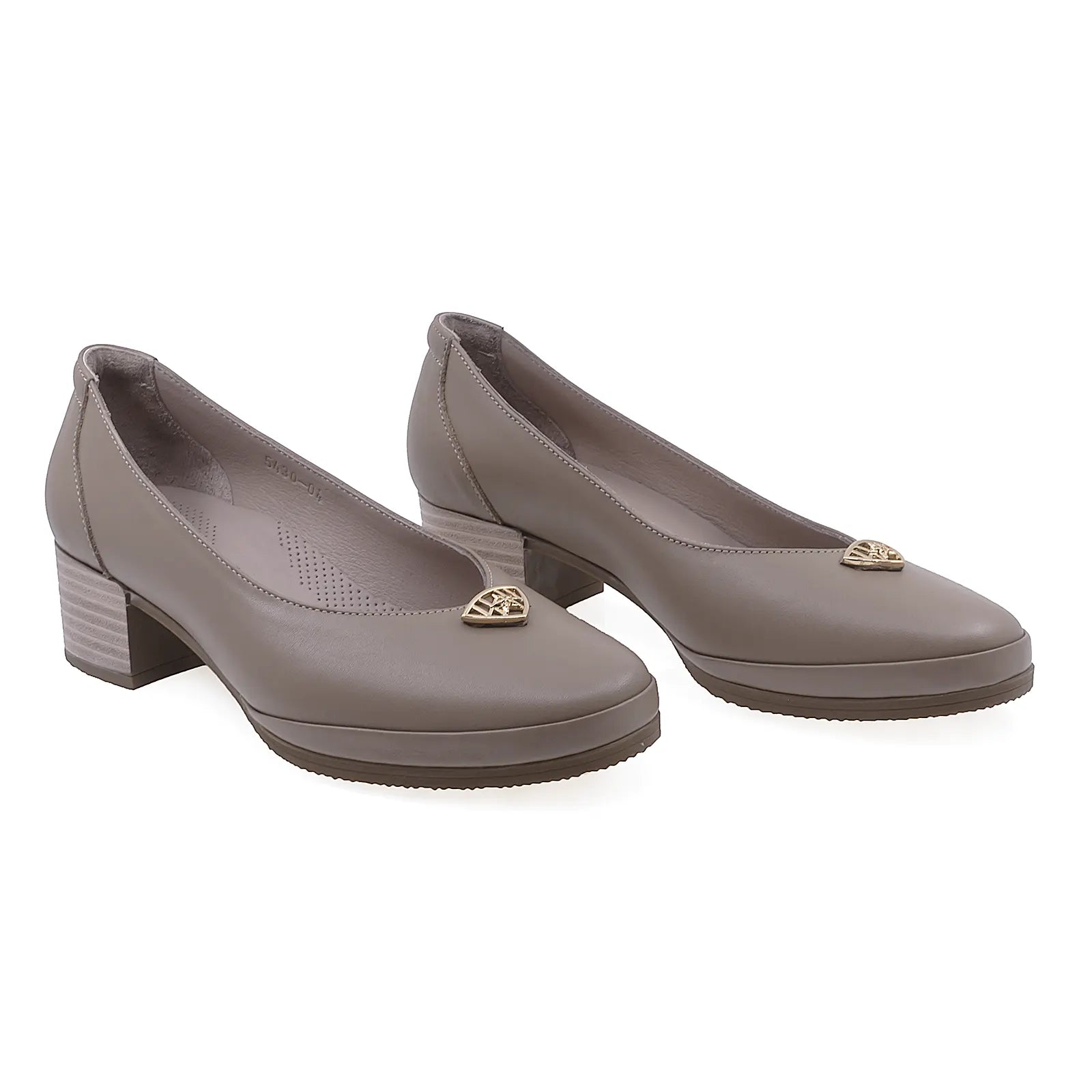 Pantofi Dama Casual Anna Viotti Piele Naturala D50-5430 gri