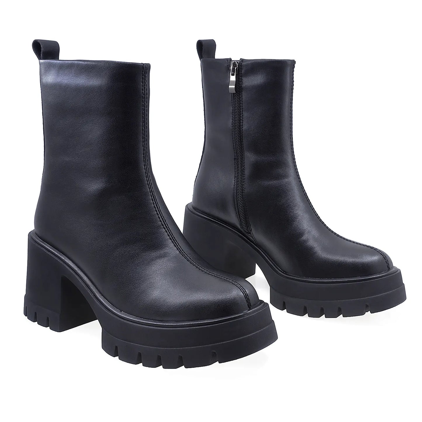 Ghete Dama Casual Anna Viotti Piele Naturala D106-F9896-C6926-1 Negru