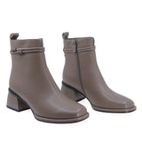 Ghete Dama Elegante Anna Viotti Piele Naturala D105-4221R-LV203-NT-07 Gri