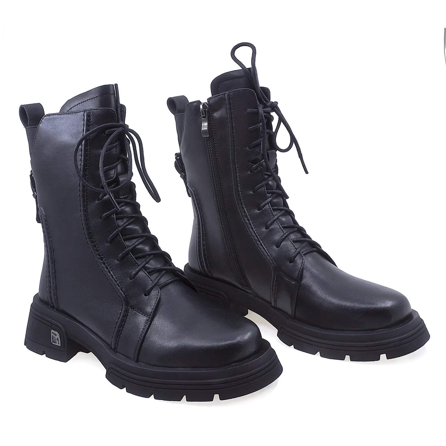 Ghete Dama Casual Anna Viotti Piele Naturala D112-GAW2506 Negru