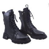 Ghete Dama Casual Anna Viotti Piele Naturala D112-GAW2506 Negru