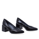 Pantofi dama eleganti Anna Viotti piele lacuita D2893 negru