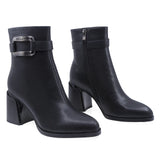 Ghete Dama Elegante Anna Viotti Piele Naturala D106-HY33-C102 Negru