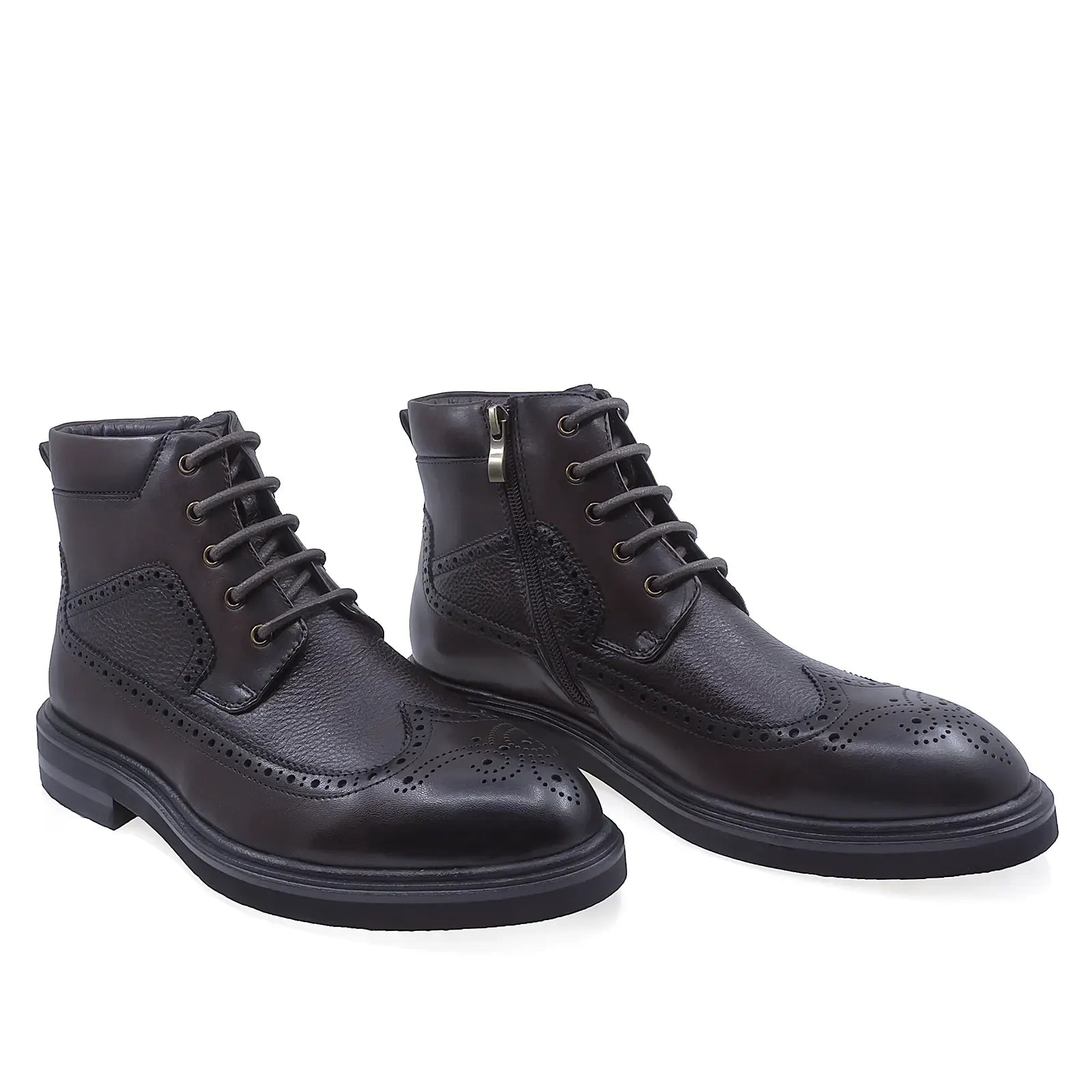 Ghete barbati casual Goretti piele naturala B109-2539B-55-E3F8 maro