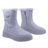 Ghete Dama Casual Anna Viotti Piele Naturala D106-F11626-C7955-2 Gri