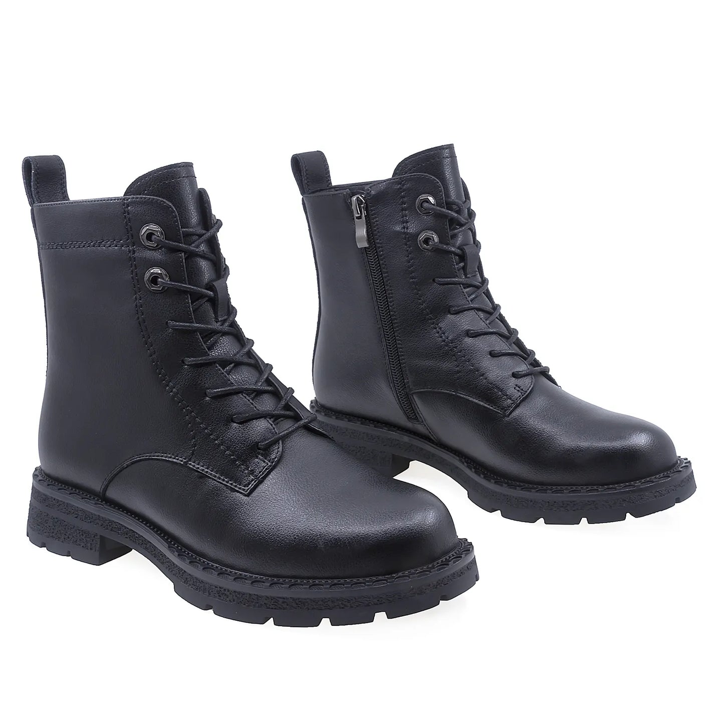 Ghete Dama Casual Anna Viotti Piele Naturala D106-F8597-A905 Negru