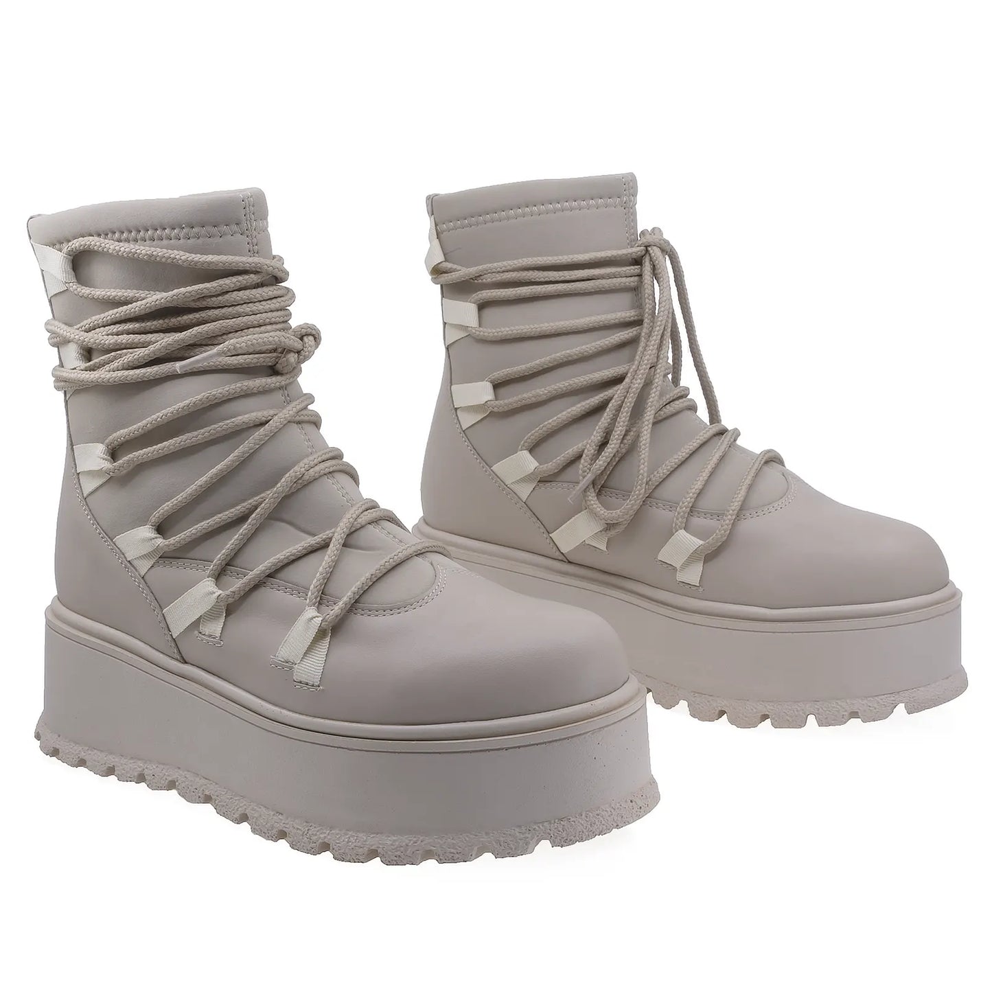 Ghete Dama Casual Anna Viotti Piele Naturala D44-488 Bej