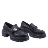 Pantofi Dama Casual Anna Viotti Piele Naturala D105-4200D-LV134-NT-01 Negru