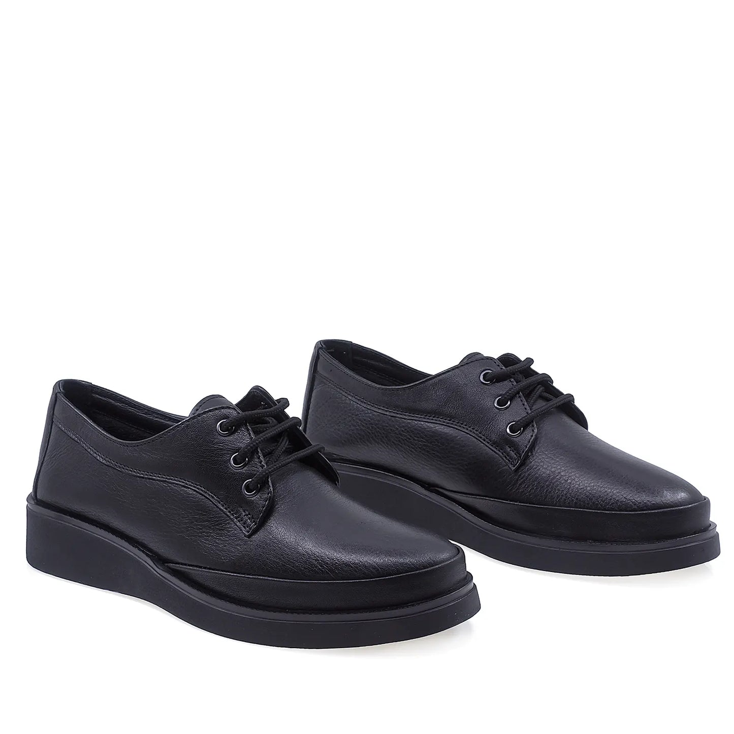 Pantofi Dama Casual Anna Viotti Piele Naturala D54-730-45 Negru