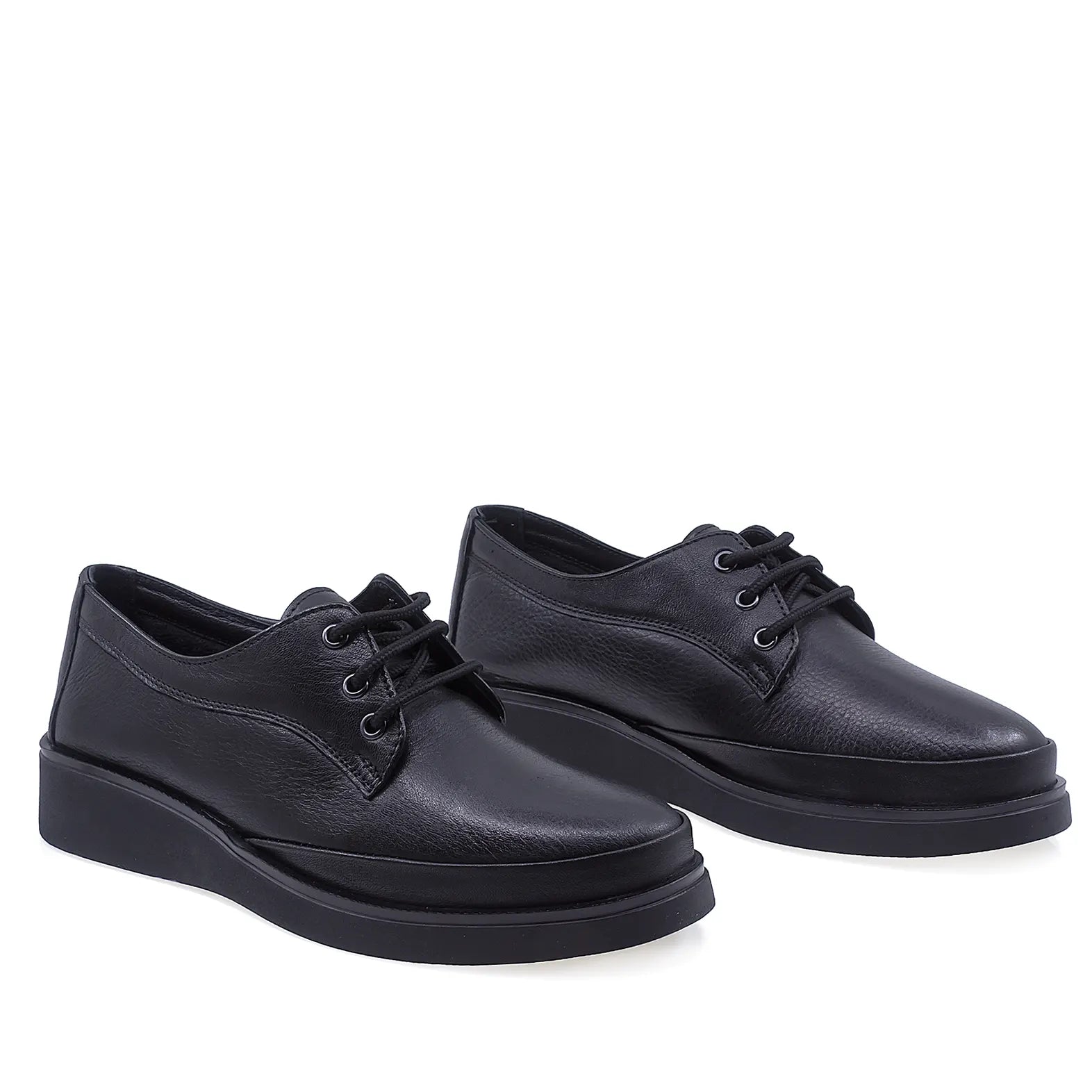 Pantofi Dama Casual Anna Viotti Piele Naturala D54-730-45 Negru