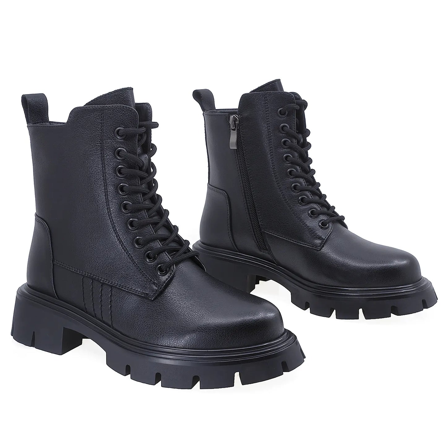 Ghete Dama Casual Anna Viotti Piele Naturala D106-2577-F150 Negru