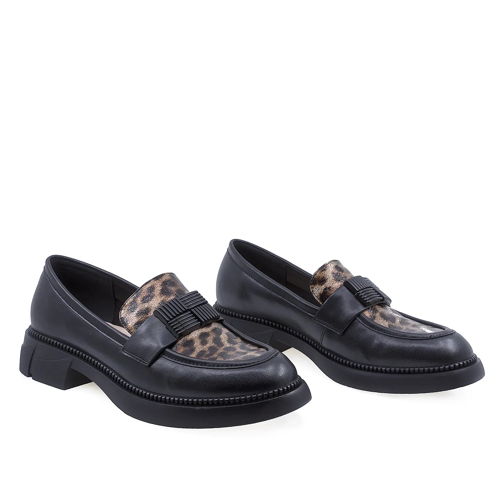 Pantofi Dama Casual Anna Viotti Piele Naturala D105-4279D-K122-NT-01-NT-17 Negru