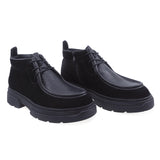 Ghete barbati casual Goretti piele intoarsa B109-HS2158-2-1 negru