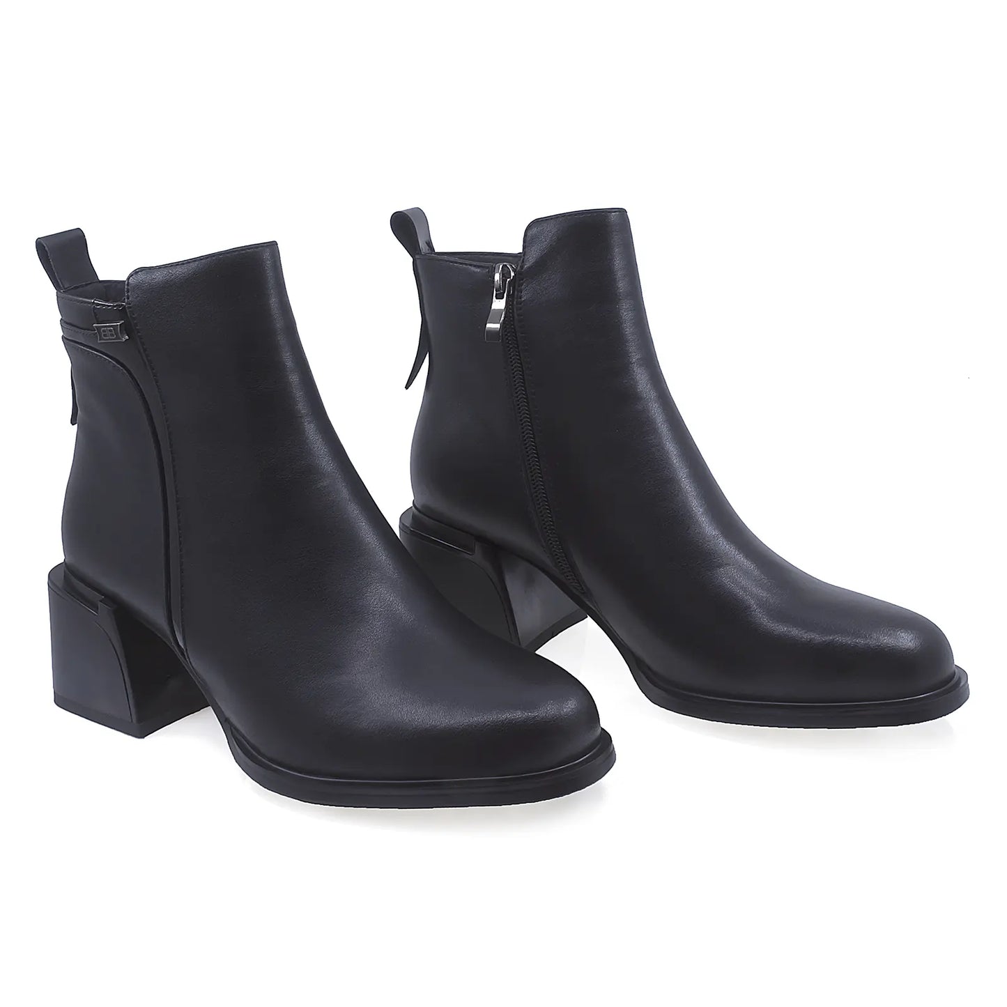 Ghete Dama Elegante Anna Viotti Piele Naturala D112-GAW2542 Negru