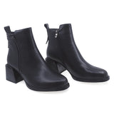 Ghete Dama Elegante Anna Viotti Piele Naturala D112-GAW2542 Negru