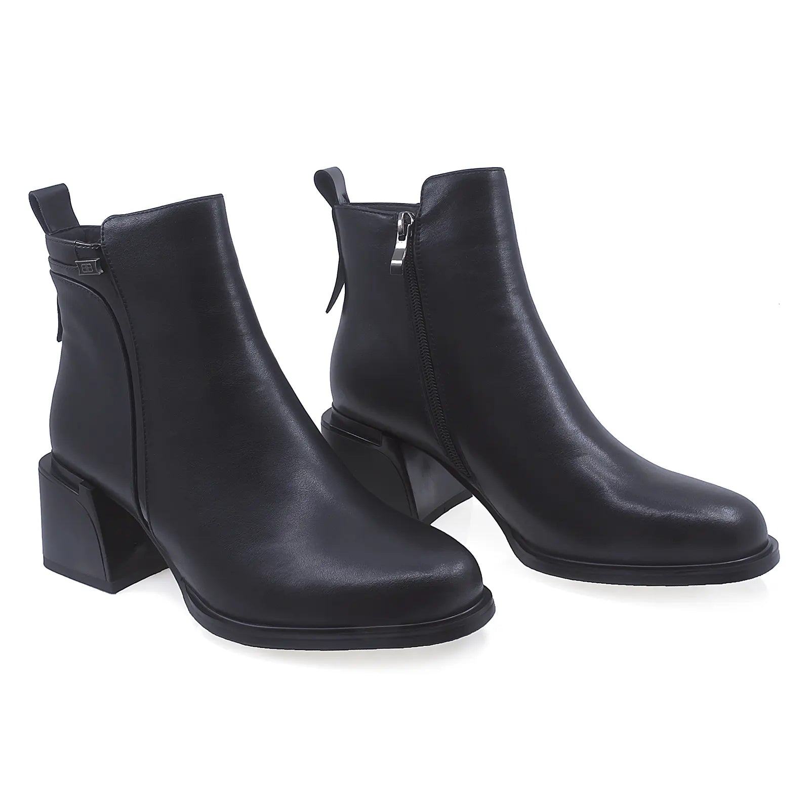 Ghete Dama Elegante Anna Viotti Piele Naturala D112-GAW2542 Negru