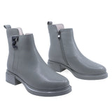 Ghete Dama Casual Feeling Piele Naturala H5300-363136 Gri