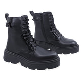 Ghete Dama Casual Anna Viotti Piele Naturala D201-SL-652 Negru