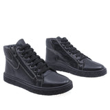 Ghete Dama Casual Anna Viotti Piele Naturala D19-231407-1 Negru