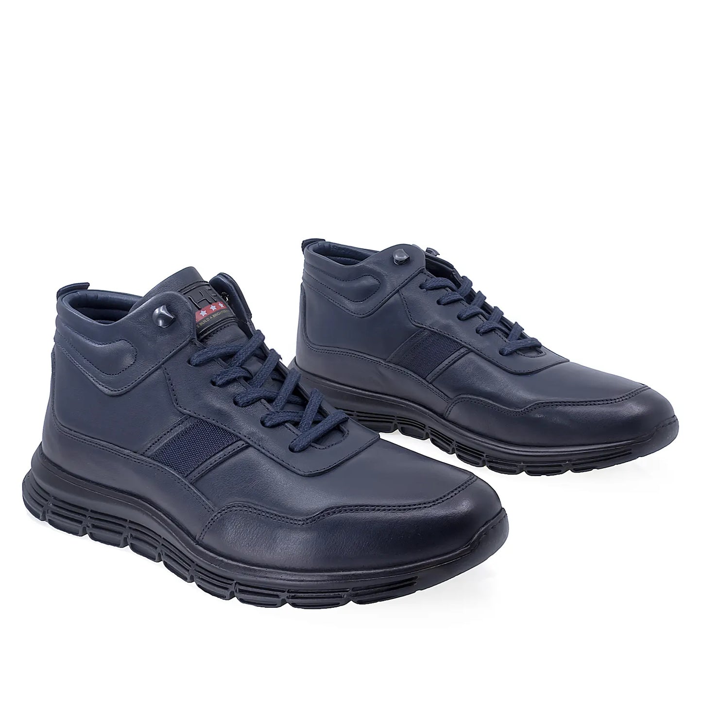 Ghete barbati casual Goretti piele naturala B36-9761-2254 bleumarin