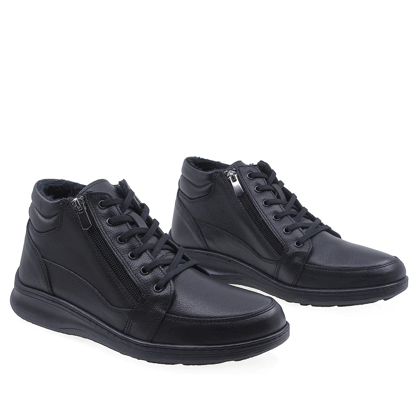 Ghete barbati casual Goretti piele naturala B69-2050 negru